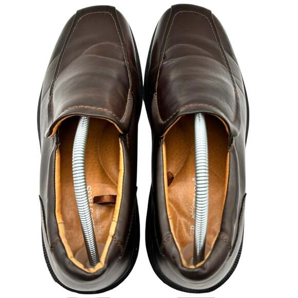 Deer Stags Men\'s Brown Leather Greenpoint Slip On Loafers Shoes Size 10.5 M main image 11